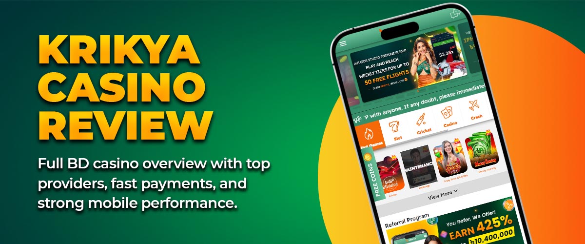 Krikya Online Casino in Bangladesh - Full Review